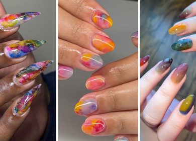 Watercolor Nails Are This Summer's Dreamiest Nail Art Trend
