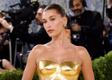 Something's Missing From Hailey Bieber's Opaque White Manicure—See the Photos