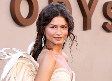 Zendaya's Undone Braid and Flushed Cheeks Would Be Right at Home on Mount Olympus—See the Photos