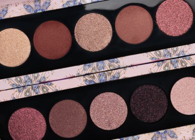 Pat McGrath Bijoux Brilliance Eyeshadow Palette Swatches (x4)